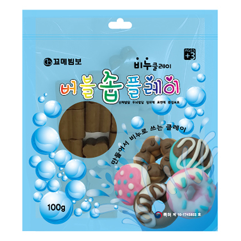 버블솝플레이/향기/갈색/100g