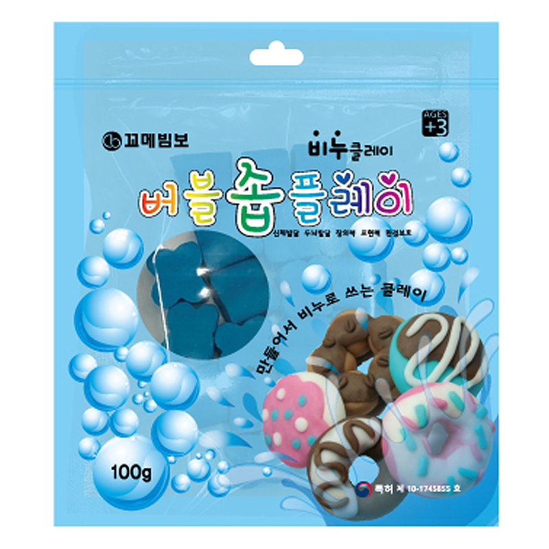 버블솝플레이/향기/파랑/100g