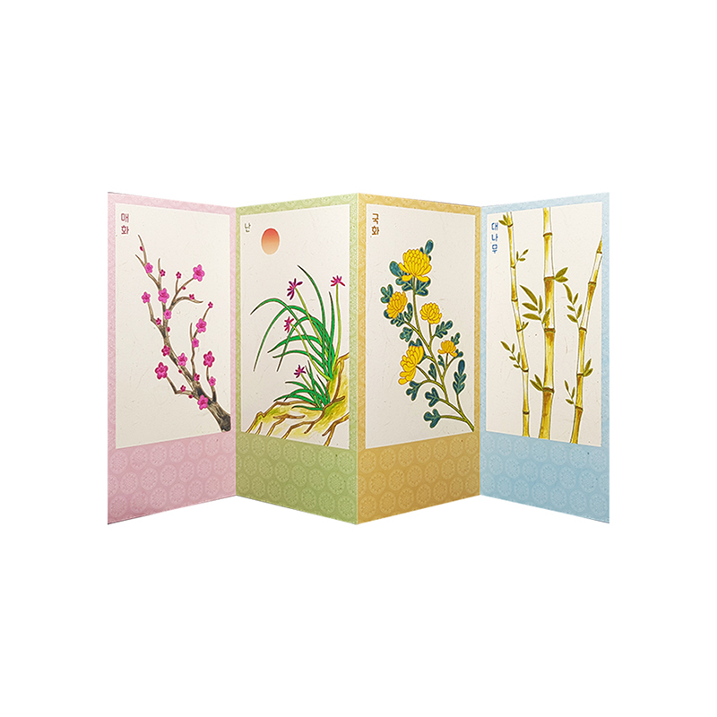 사군자병풍/화첩