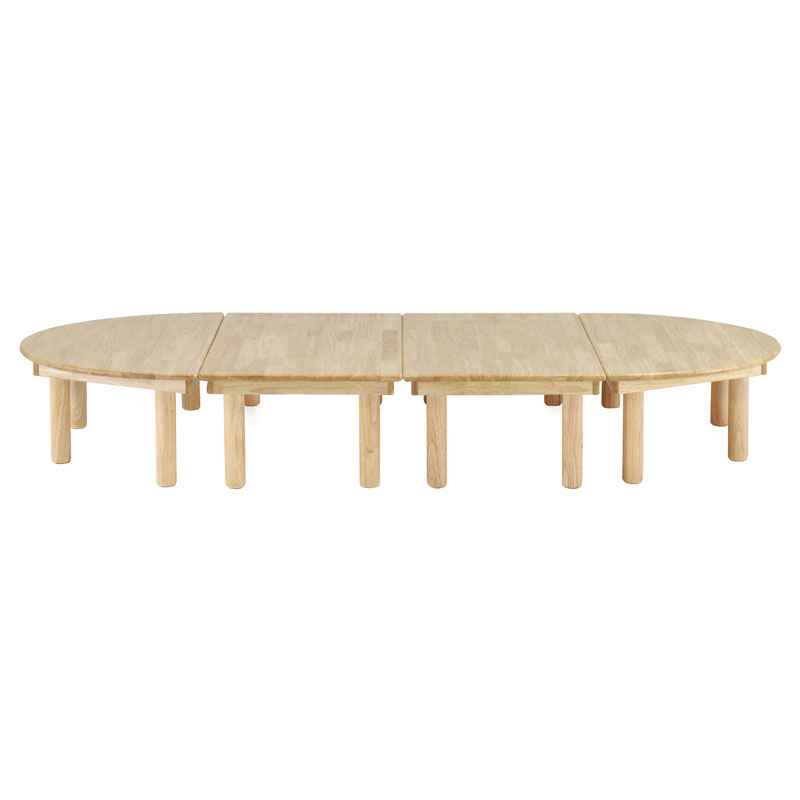 고무나무책상/H23cm/4개1세트