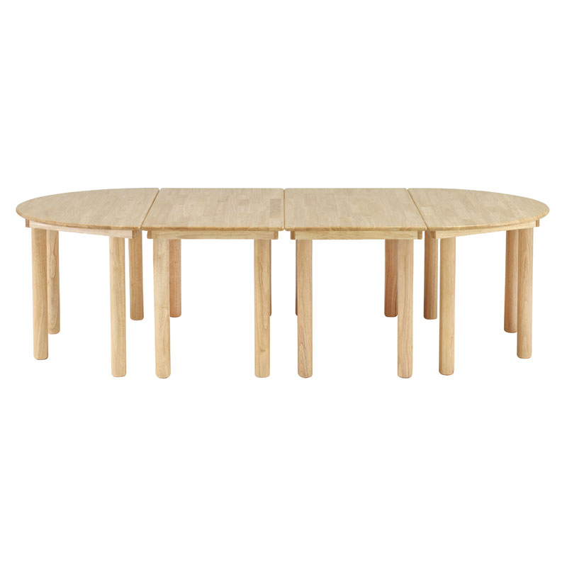 고무나무책상/H59cm/4개1세트