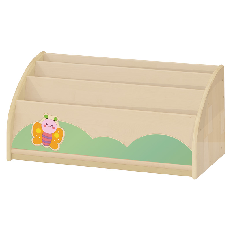 자작나무책꽂이/영아용/H35cm/나비/구름