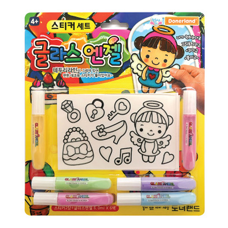 글라스엔젤/스티커세트/미니소6색