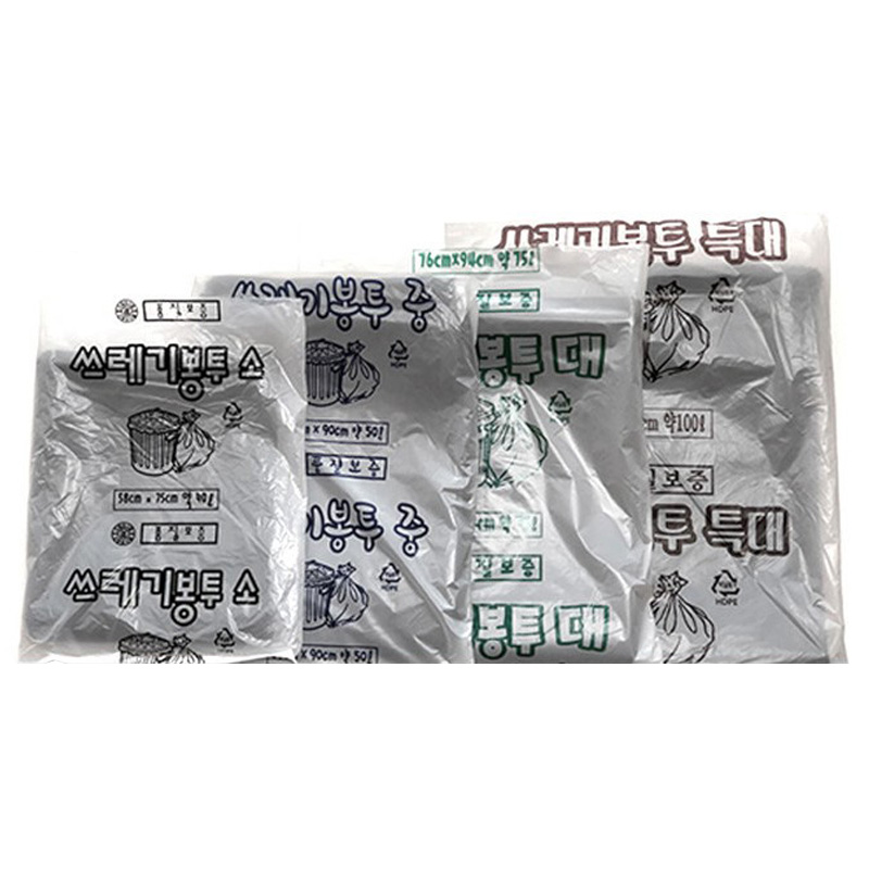 배접쓰레기봉투/100L/검정/300매