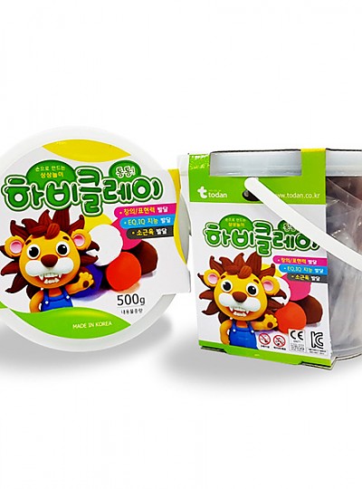 하비클레이덕용/약500g/갈색