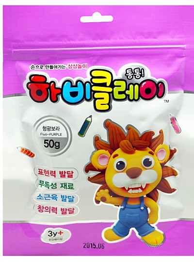 하비클레이리필/50g/형광보라