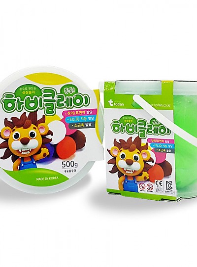 하비클레이덕용/약500g/형광연두