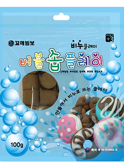 버블솝플레이/무향/브라운/100g