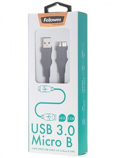 USB 3.0/케이블마이크로B/1.2M/펠로우즈