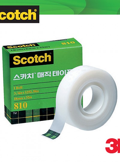 스카치/매직테이프리필/810R/18mm*15m