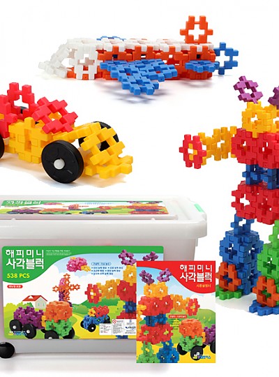 해피미니사각블럭/538pcs