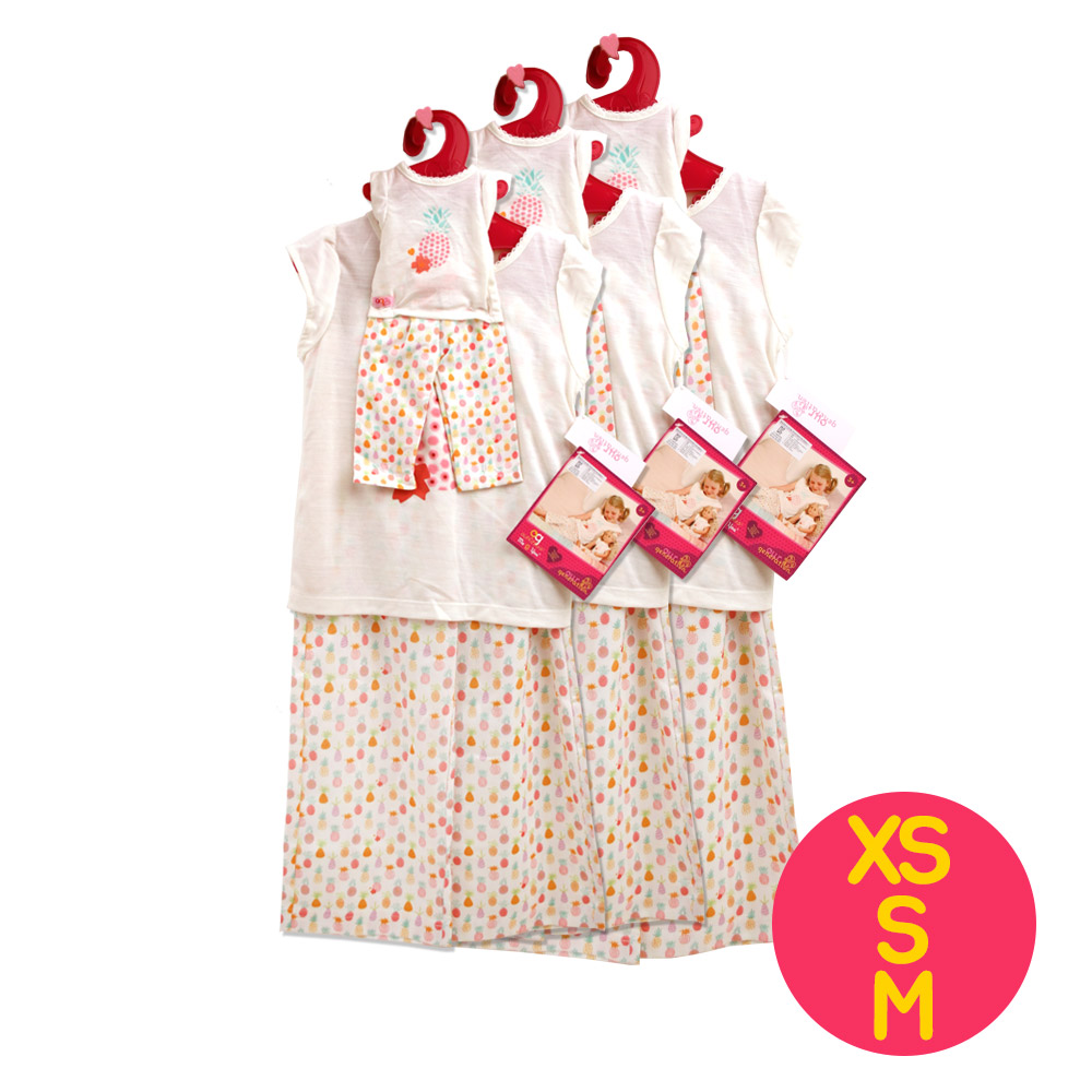  (M,S,XS)파인애플민소매6종세트
