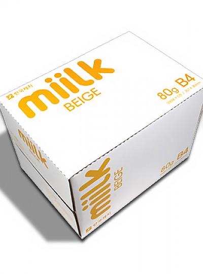 밀크 복사지 베이지 B4 80G  BOX