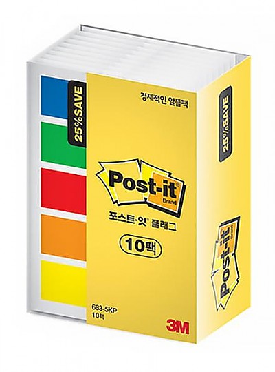 3M 포스트잇 플래그 알뜰팩(683-5KP-10)