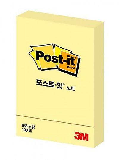 3M 포스트잇 #656 노랑