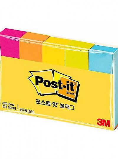 3M 견출포스트잇 #670-5AN