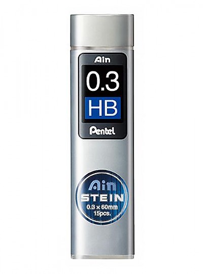 Pentel AINSTEIN .0.3MM C273-HB 흑 EA 0.3mm