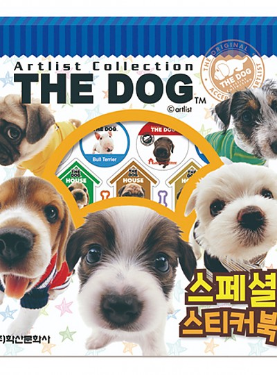 6000 THE DOG 스페셜스티커북 강아지스티커세트