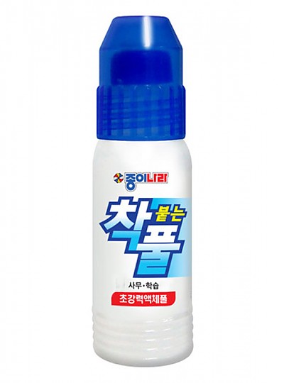 600 종이나라 착풀 50ml 투명 물풀 접착제 