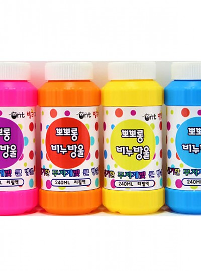 뽀로롱 비눗방울 리필액 비누방울액 240ml (12개)